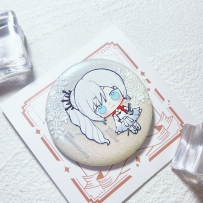 【浮雕双闪吧唧】未缩白墨版